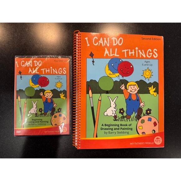 I Can Do All Things Beginning Book of Drawing & Painting + DVD My Father's World - Picture 1 of 3